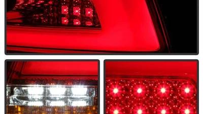 Spyder Auto V2 LED Tail Lights Red Clear for Pontiac G8 2008-2009 ALT-YD-PG808V2-LB-RC                                     - ALT-YD-PG808V2-LB-RC - Image 7