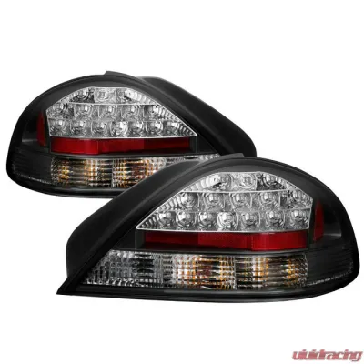 Spyder Auto Black LED Taillights for Pontiac Grand Am 1999-2004, Custom Fit - ALT-YD-PGAM99-LED-BK