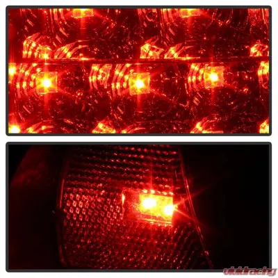 Spyder Auto Black LED Taillights for Pontiac Grand Am 1999-2004, Custom Fit - ALT-YD-PGAM99-LED-BK