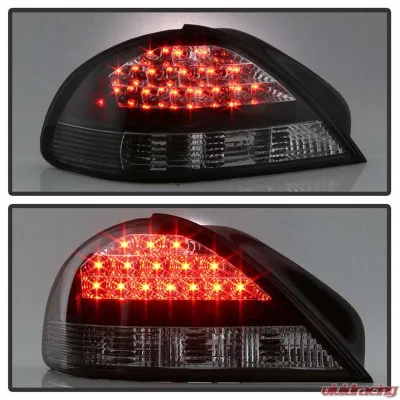 Spyder Auto Black LED Taillights for Pontiac Grand Am 1999-2004, Custom Fit - ALT-YD-PGAM99-LED-BK