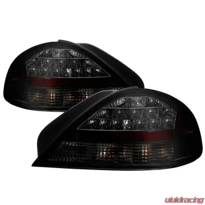 Spyder Auto LED Tail Lights Black Smoke for Pontiac Grand AM 1999-2005 - ALT-YD-PGAM99-LED-BSM