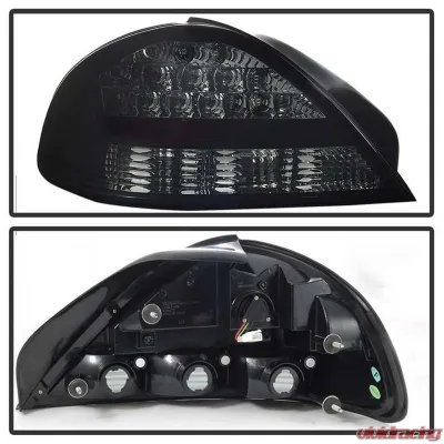 Spyder Auto LED Tail Lights Black Smoke for Pontiac Grand AM 1999-2005 - ALT-YD-PGAM99-LED-BSM