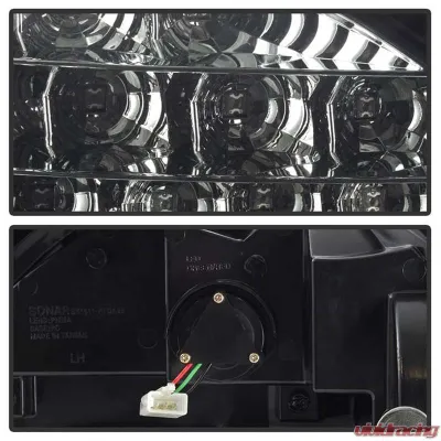 Spyder Auto LED Tail Lights Black Smoke for Pontiac Grand AM 1999-2005 - ALT-YD-PGAM99-LED-BSM