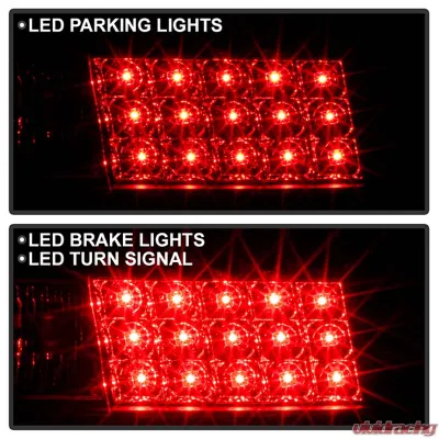 Spyder Auto Black LED Taillights for Pontiac Grand Prix 1997-2003, ALT-YD-PGP97-LED-BK - ALT-YD-PGP97-LED-BK