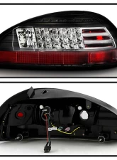 Spyder Auto Black LED Taillights for Pontiac Grand Prix 1997-2003, ALT-YD-PGP97-LED-BK                                     - ALT-YD-PGP97-LED-BK - Image 2