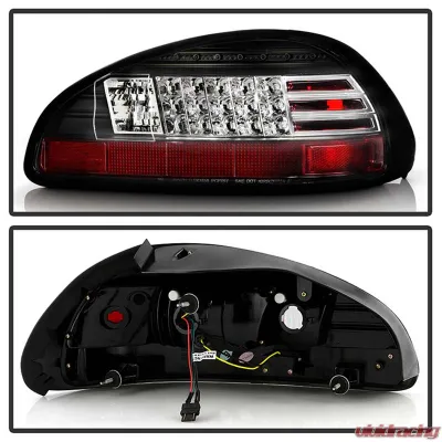 Spyder Auto Black LED Taillights for Pontiac Grand Prix 1997-2003, ALT-YD-PGP97-LED-BK - ALT-YD-PGP97-LED-BK