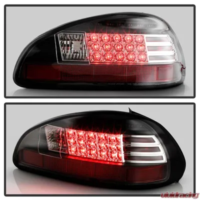 Spyder Auto Black LED Taillights for Pontiac Grand Prix 1997-2003, ALT-YD-PGP97-LED-BK - ALT-YD-PGP97-LED-BK