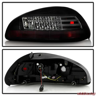 Spyder Auto Black Smoke LED Taillights for Pontiac Grand Prix 1997-2003 - ALT-YD-PGP97-LED-BSM