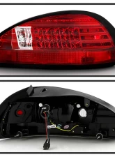 Spyder Auto Red Clear LED Taillights for Pontiac Grand Prix 1997-2003                                     - ALT-YD-PGP97-LED-RC - Image 2