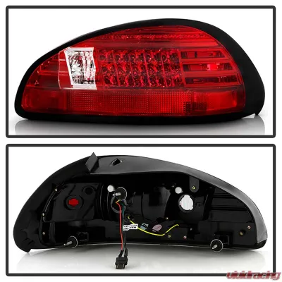 Spyder Auto Red Clear LED Taillights for Pontiac Grand Prix 1997-2003 - ALT-YD-PGP97-LED-RC