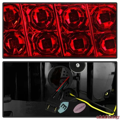 Spyder Auto Red Clear LED Taillights for Pontiac Grand Prix 1997-2003 - ALT-YD-PGP97-LED-RC