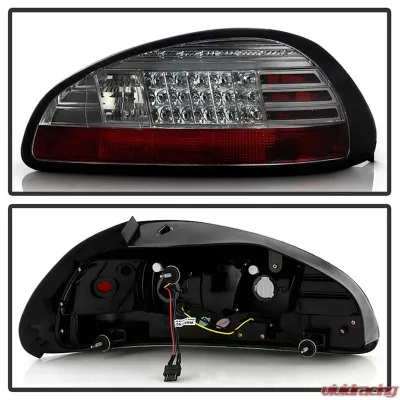 Spyder Auto Smoke LED Taillights for Pontiac Grand Prix 1997-2003, ALT-YD-PGP97-LED-SM - ALT-YD-PGP97-LED-SM