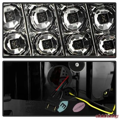 Spyder Auto Smoke LED Taillights for Pontiac Grand Prix 1997-2003, ALT-YD-PGP97-LED-SM - ALT-YD-PGP97-LED-SM