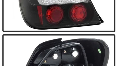 Spyder Auto Altezza Black Tail Lights for Subaru Impreza 2002-2003, Durable Design                                     - ALT-YD-SI01-BK - Image 2