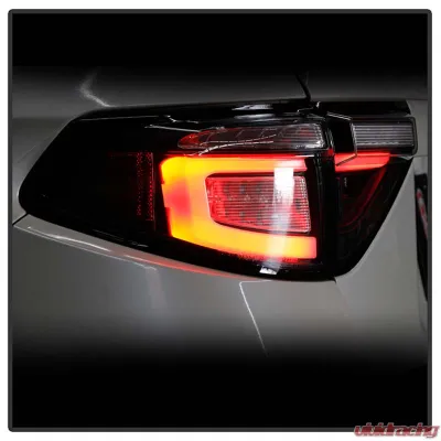 Spyder Auto LED Tail Lights Sequential Signal Black for 2008-2014 Subaru Impreza WRX 5Dr - ALT-YD-SI085D-SEQ-BK
