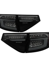 Spyder Auto LED Tail Lights Sequential Signal Black Smoke for 2008-2014 Subaru Impreza WRX 5Dr                                     - ALT-YD-SI085D-SEQ-BSM - Image 11