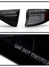 Spyder Auto LED Tail Lights Sequential Signal Black Smoke for 2008-2014 Subaru Impreza WRX 5Dr                                     - ALT-YD-SI085D-SEQ-BSM - Image 5