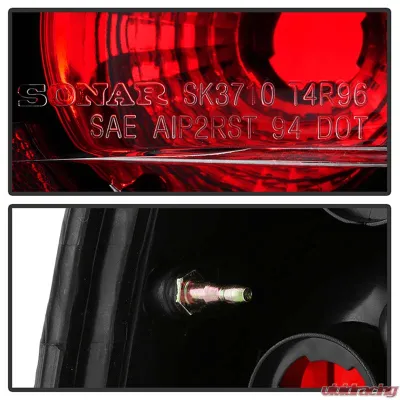Spyder Auto Altezza Black Tail Lights for Toyota 4Runner 1996-2002, Durable Design - ALT-YD-T4R96-BK