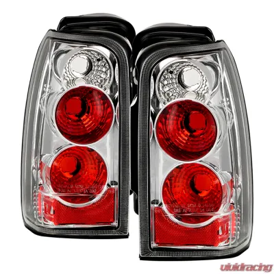 Spyder Auto Altezza Chrome Tail Lights for Toyota 4Runner 1996-2002, Custom Fit - ALT-YD-T4R96-C