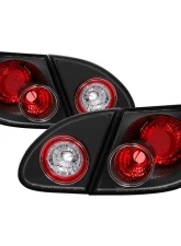 Spyder Auto Altezza Black Tail Lights for Toyota Corolla 2003-2006, LED Design                                     - ALT-YD-TC03-BK - Image 5