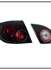 Spyder Auto Altezza Black Tail Lights for Toyota Corolla 2003-2006, LED Design                                     - ALT-YD-TC03-BK - Image 5