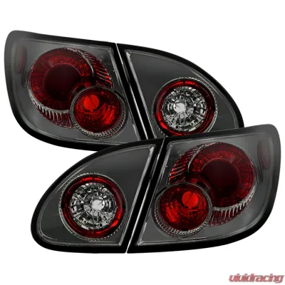 Spyder Auto Smoke Euro Style Taillights for Toyota Corolla 2003-2008, ALT-YD-TC03-SM - ALT-YD-TC03-SM