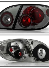 Spyder Auto Smoke Euro Style Taillights for Toyota Corolla 2003-2008, ALT-YD-TC03-SM                                     - ALT-YD-TC03-SM - Image 2