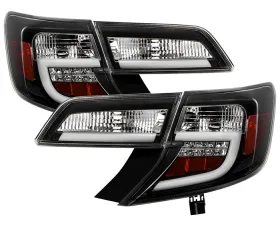 Spyder Auto Black LED Taillights with Light Bar for Toyota Camry 2012-2014