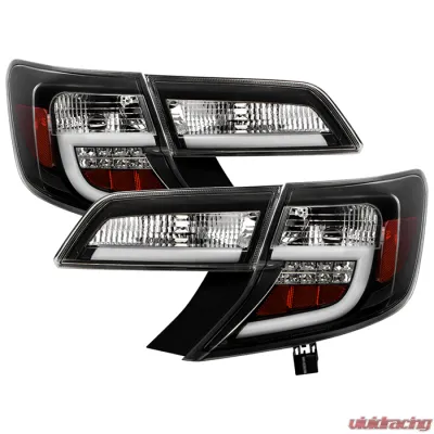 Spyder Auto Black LED Taillights with Light Bar for Toyota Camry 2012-2014 - ALT-YD-TC12-LBLED-BK