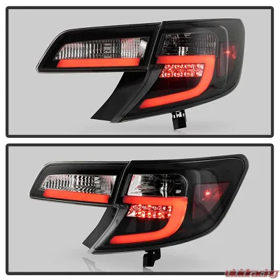Spyder Auto Black LED Taillights with Light Bar for Toyota Camry 2012-2014 - ALT-YD-TC12-LBLED-BK