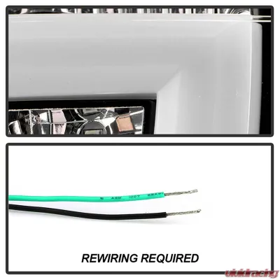 Spyder Auto Black LED Taillights with Light Bar for Toyota Camry 2012-2014 - ALT-YD-TC12-LBLED-BK