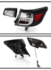 Spyder Auto Black LED Taillights with Light Bar for Toyota Camry 2012-2014                                     - ALT-YD-TC12-LBLED-BK - Image 7