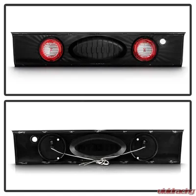 Spyder Auto Altezza Black Tail Lights for Toyota Corolla 1993-1995, Trunk Style - ALT-YD-TC93-TR-BK
