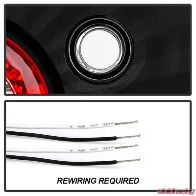 Spyder Auto Altezza Black Tail Lights for Toyota Corolla 1993-1995, Trunk Style - ALT-YD-TC93-TR-BK