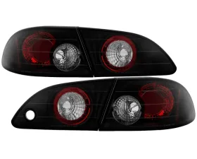 Spyder Auto Euro Style Tail Lights Black Smoke for Toyota Corolla 1998-2002