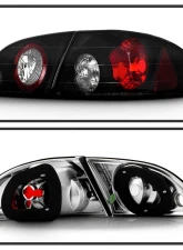 Spyder Auto Euro Style Tail Lights Black Smoke for Toyota Corolla 1998-2002                                     - ALT-YD-TC98-BSM - Image 2