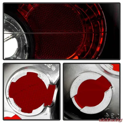 Spyder Auto Euro Style Tail Lights Black Smoke for Toyota Corolla 1998-2002 - ALT-YD-TC98-BSM