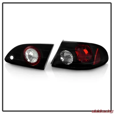 Spyder Auto Euro Style Tail Lights Black Smoke for Toyota Corolla 1998-2002 - ALT-YD-TC98-BSM