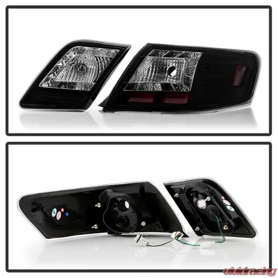 Spyder Auto Black LED Taillights for 2007-2009 Toyota Camry Non-Hybrid - ALT-YD-TCAM07-LED-BK