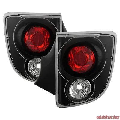 Spyder Auto Altezza Black Tail Lights for Toyota Celica 2000-2005, ABS Plastic, Custom Fit - ALT-YD-TCEL00-BK