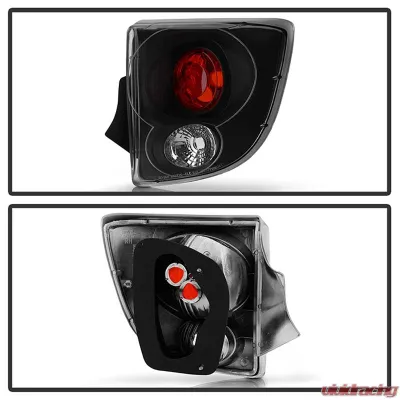 Spyder Auto Altezza Black Tail Lights for Toyota Celica 2000-2005, ABS Plastic, Custom Fit - ALT-YD-TCEL00-BK