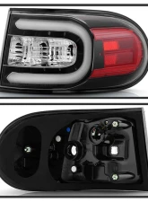 Spyder Auto Black LED Taillights with Light Bar for Toyota FJ Cruiser 2007-2013                                     - ALT-YD-TFJ07-LBLED-BK - Image 2