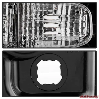 Spyder Auto Black LED Taillights with Light Bar for Toyota FJ Cruiser 2007-2013 - ALT-YD-TFJ07-LBLED-BK