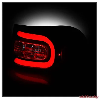 Spyder Auto Black LED Taillights with Light Bar for Toyota FJ Cruiser 2007-2013 - ALT-YD-TFJ07-LBLED-BK
