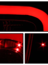 Spyder Auto Black LED Taillights with Light Bar for Toyota FJ Cruiser 2007-2013                                     - ALT-YD-TFJ07-LBLED-BK - Image 8