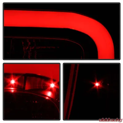 Spyder Auto Black LED Taillights with Light Bar for Toyota FJ Cruiser 2007-2013 - ALT-YD-TFJ07-LBLED-BK