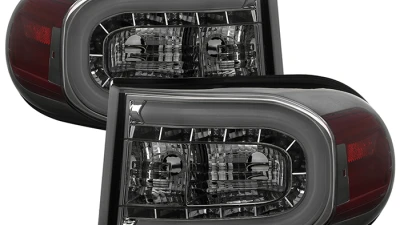 Spyder Auto Smoke LED Taillights with Light Bar for Toyota FJ Cruiser 2007-2013                                     - ALT-YD-TFJ07-LBLED-SM - Image 10