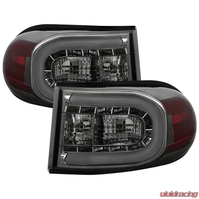 Spyder Auto Smoke LED Taillights with Light Bar for Toyota FJ Cruiser 2007-2013 - ALT-YD-TFJ07-LBLED-SM