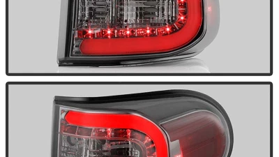 Spyder Auto Smoke LED Taillights with Light Bar for Toyota FJ Cruiser 2007-2013                                     - ALT-YD-TFJ07-LBLED-SM - Image 9