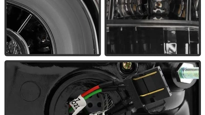 Spyder Auto Smoke LED Taillights with Light Bar for Toyota FJ Cruiser 2007-2013                                     - ALT-YD-TFJ07-LBLED-SM - Image 3